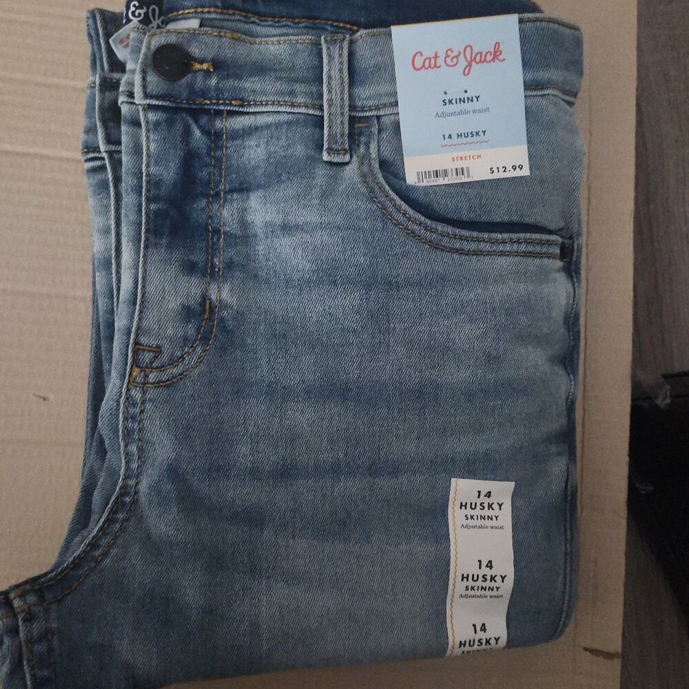 Jeans size 14 husky boys